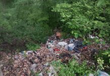 Шар Планина затрупана со планини отпад